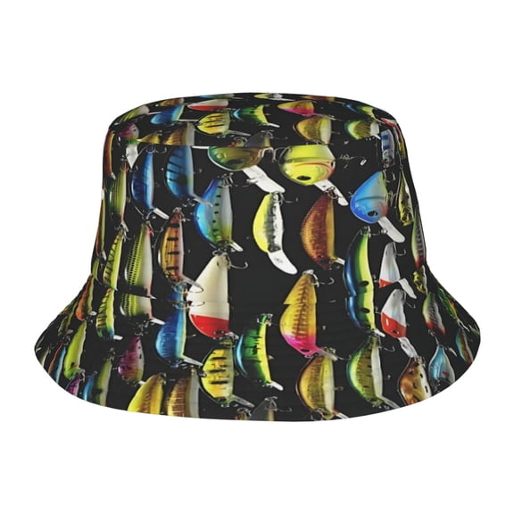 Fishhook Fish Fisherman's Hat Lightweight and Breathable Sun Hat Suitable for Both Men and Women