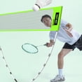 thumbnail image 4 of Red profesional de bádminton, voleibol, tenis, entrenamiento, red cuadrada, fácil de instalar, portátil, con bolsa de transporte, red de voleibol de altura ajustable para exterior e interior, 4 of 9