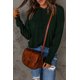 thumbnail image 3 of ABPHQTO Jersey de mujer de punto verde con mangas caídas y capucha, 3 of 5