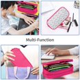 thumbnail image 5 of Goofa Orchids Flowers Pattern Big Capacity Pencil Pen Case Office College Large Storage High Capacity Bag Pouch Holder Box Organizer, 5 of 9
