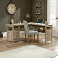 thumbnail image 3 of Sauder Cannery Bridge L-Shaped Desk, Lintel Oak Finish, 3 of 12