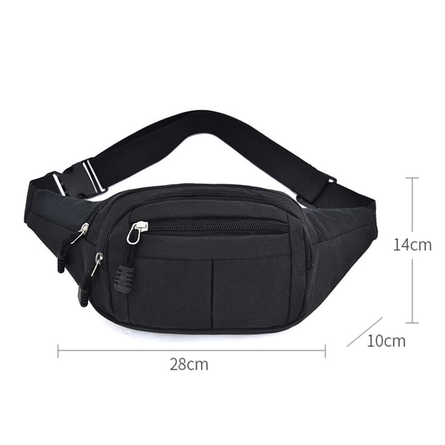 Riñonera Bolso bandolera multiusos Bolsa de dinero de nylon para correr al aire libre Ciclismo Caminar Hugtrwg Para Estrenar