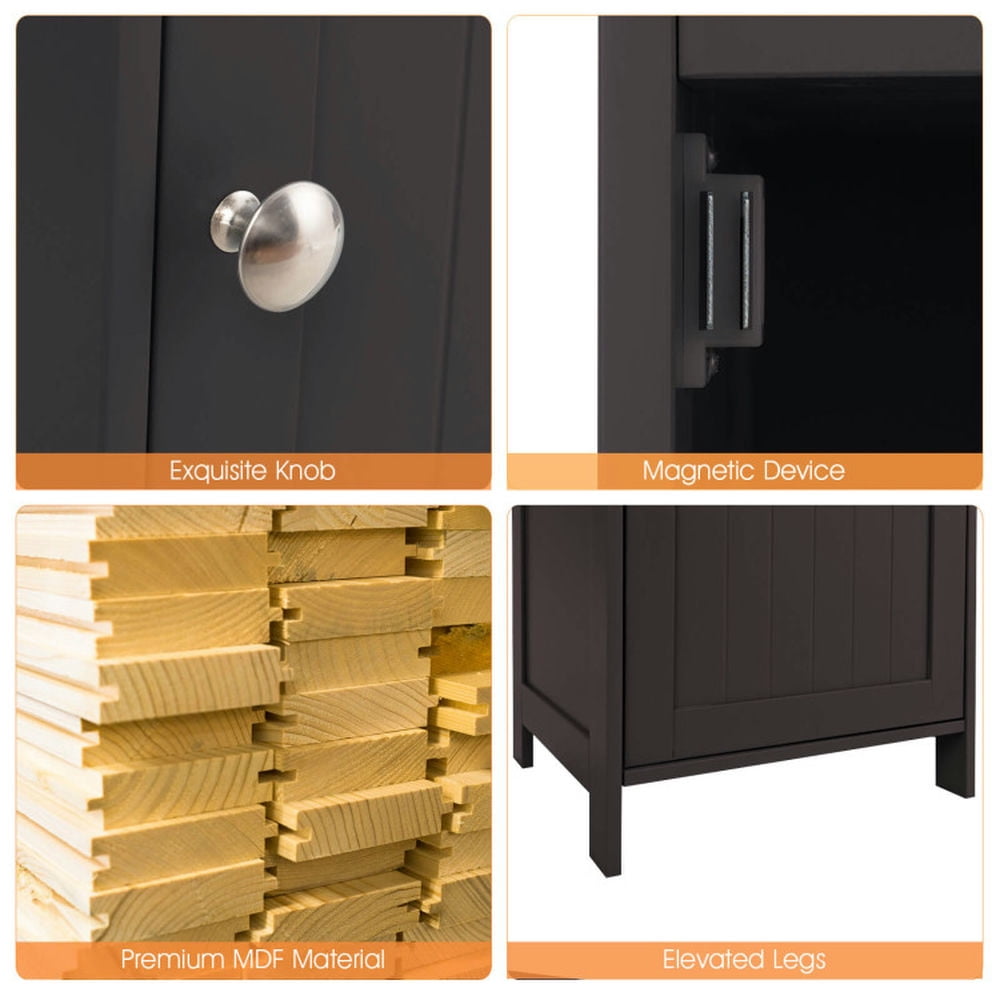 Finihen Bathroom Storage Cabinet, Bathroom Floor Cabinet, 72 Inches Free Standing Tall Floor Bathroom Storage Cabinet, for Bathroom, Living Room, Bedroom, Kitchen, Brown Finihen Bathroom Storage Cabinet, Bathroom Floor Cabinet, 72 Inches Free Standing Tall Floor Bathroom Storage Cabinet, for Bathroom, Living Room, Bedroom, Kitchen, Brown