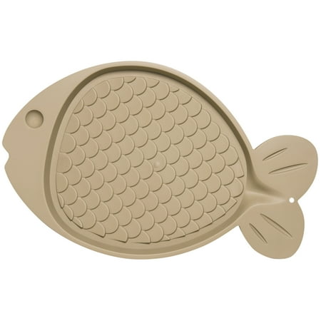 Bella Spill-Proof Fish Shaped Cat Mat, 19" x 12"