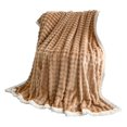 thumbnail image 2 of SeekLGT Bubble Fleece Throw Blanket 50x70 Inch Cute Animal Print Soft Double Sided Flannel Blanket Lightweight Cozy Sofa Bed Winter Air Conditioning Throw, 2 of 8
