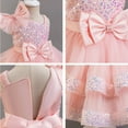 thumbnail image 5 of IDOPIP Pageant Dresses for Girls Sequin Toddler Tiered Tulle Tutu Prom Dress Wedding Birthday Formal Gown 1-8Y, 5 of 8
