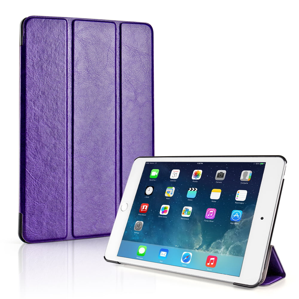 iPad Mini 4 Case (Purple) - Ultra Slim Lightweight Folio Smart Cover