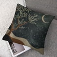 thumbnail image 7 of Acheng Moon Mountains Decorative Pillowcase Throw Pillow Cover,Throw Pillows, Desert for Sofa Bed Room Home Bedroom Decor,Set of 2 White(Two Size Print) 22x22in, 7 of 7