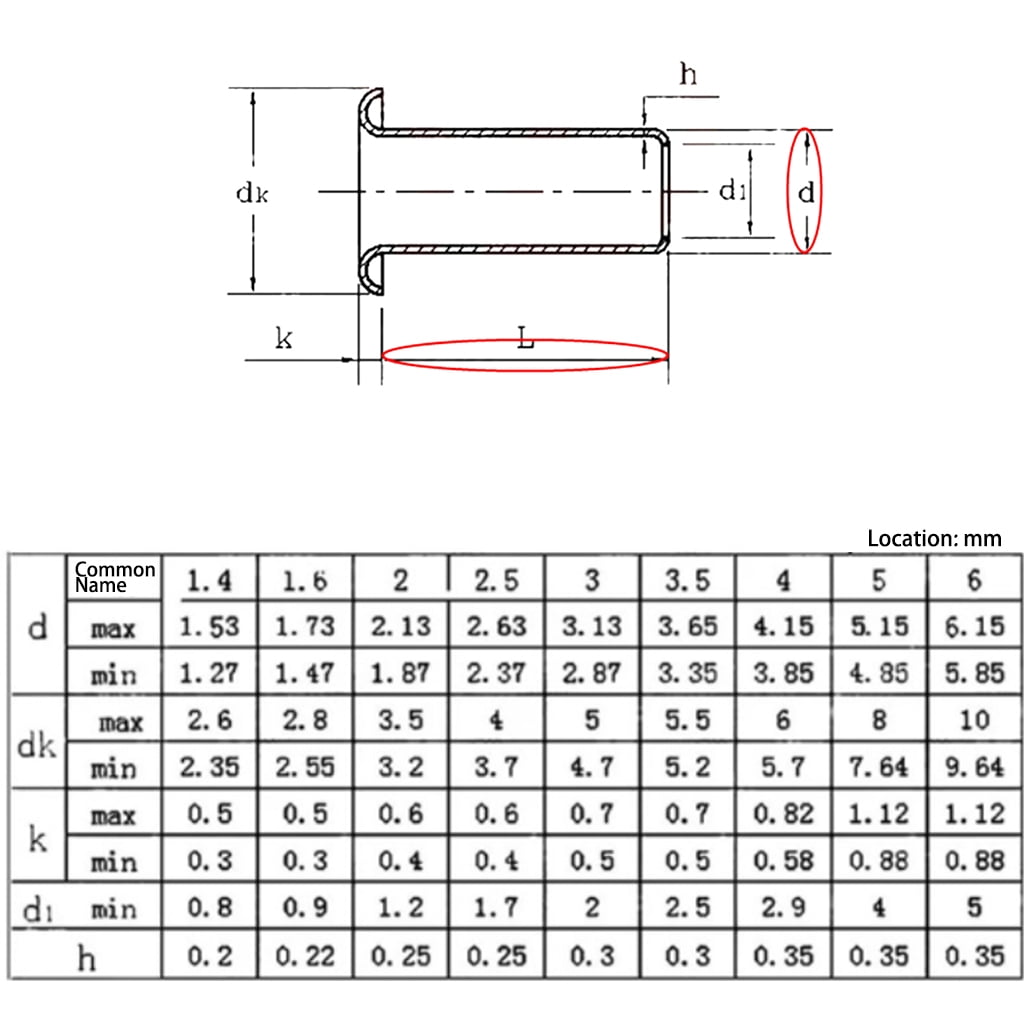 Ribattini Ottone 200 Rivetti In Rame M1.6x10mm - Per PCB, Dorati - Foto 4