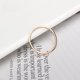 thumbnail image 3 of Anillo ultrafino de acero inoxidable de 1 mm con superficie de arco brillante para mujer, anillo de acero de titanio, anillo de cola fina, pulsera de unión, 3 of 5