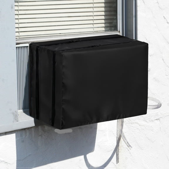 Air Conditioner Covers for Window Units, EEEKit Winter AC Unit Cover for Outdoor Window, Outside Waterproof Window AC Conditioner Defender, 21"W x 16"D x 16"H