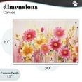 thumbnail image 4 of Stupell Industries Contemporary Blush Blooming Whimsy Canvas Art, 30 x 20, by Andrea Haase, 4 of 8