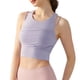 thumbnail image 3 of Top deportivo sexy de dos piezas con cuello redondo y almohadilla para el pecho, costura de moda, hilo, espalda en forma de I, chaleco de fitness para yoga, 3 of 3