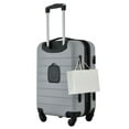 thumbnail image 5 of Wrangler 2-Piece Expandable Rolling Spinner Carry-on Set with Cup Holder, Ultimate Gray, 5 of 12