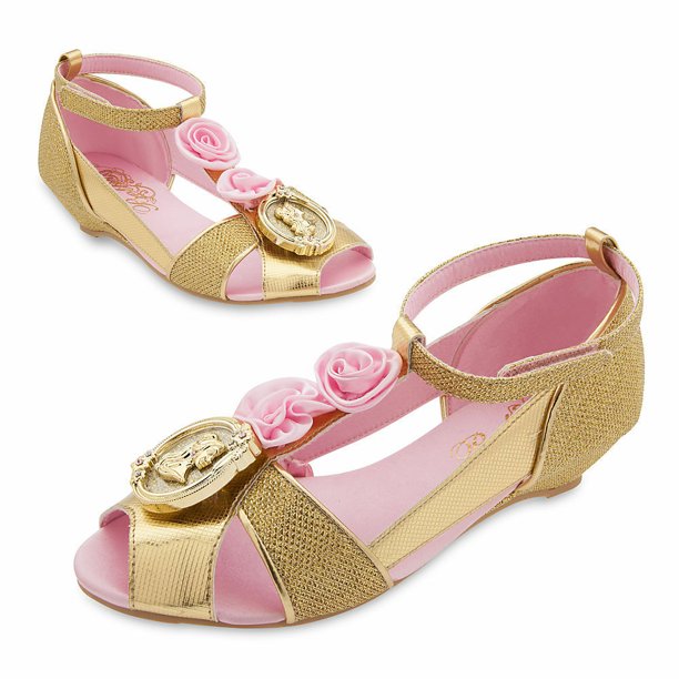 Disney Store Princess Belle Costume Dress Shoes Girl Size 11/12