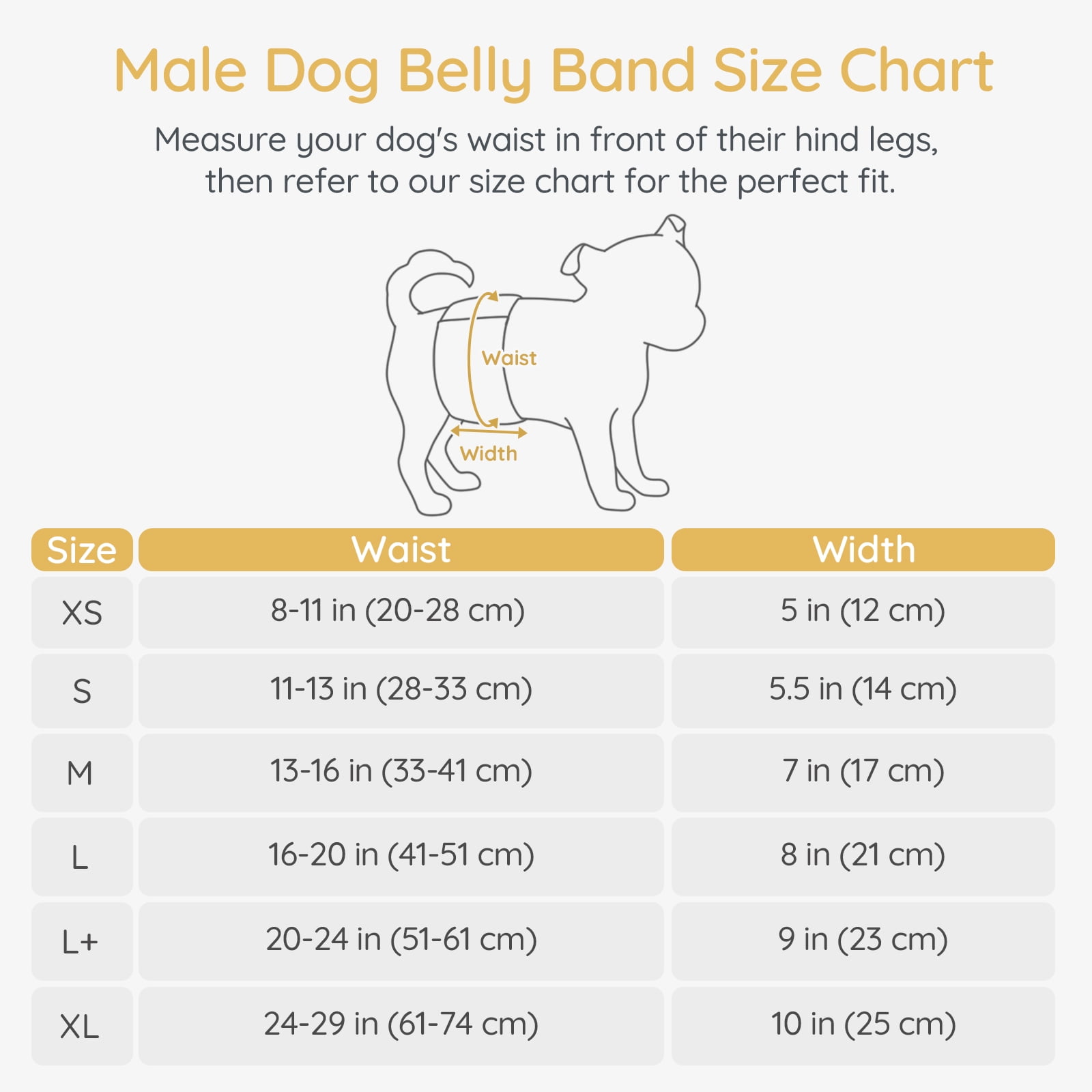 Bella & Pal × PJai & Friends Male Dog Diapers, 3-Pack, Highly Absorbent Washable Diapers for Small Dogs, Leak-Proof Puppy Diapers, XL