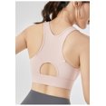 thumbnail image 3 of Sujetadores deportivos de malla sin costuras para mujer, ropa interior para Fitness, gimnasio, correr, sujetador a prueba de golpes, inalámbrico, Top corto de talla grande 6XL, sujetador de Yoga trans, 3 of 4