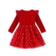 thumbnail image 4 of Vestido de tul con volantes de Minnie Mouse de Disney para niña pequeña, 5 a 6 años, 4 of 7