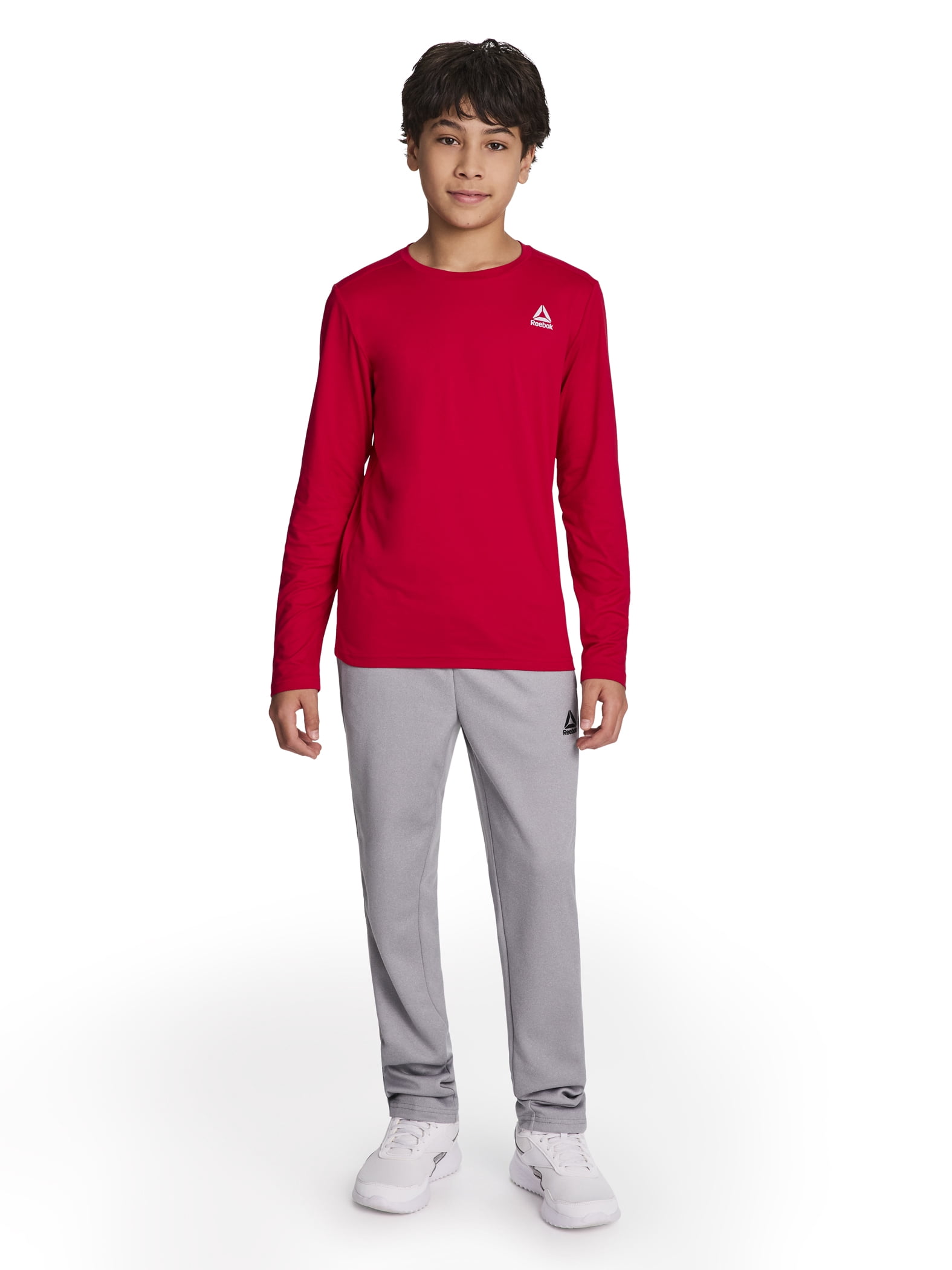 Reebok Boy's Legacy Performance Long Sleeve Core T-Shirt, Sizes 4-18
