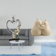 thumbnail image 2 of Figura De Pareja Besándose Y Abrazándose, Estatua De Pera, Adorno De Escritorio Coleccionable Para Dormitorio, Boda, Estantería, Armario, Decoración Del Hogar, Sujetalibros De Cerámica,, 2 of 8