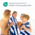 thumbnail image 4 of Casa Platino Beach Towel Set of 2, Light Weight, Quick Dry Towel, Large Beach Towels 30"x60", Beach Towel Set - Blue, 4 of 8