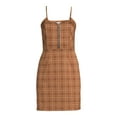 thumbnail image 5 of No Boundaries Juniors' Sleeveless Plaid Dress, 5 of 5