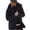 Black, variant on Patlollav Men Warm Cotton-Padded Jacket Single-Breasted Multi-Pocket Long Stand Collar Coats