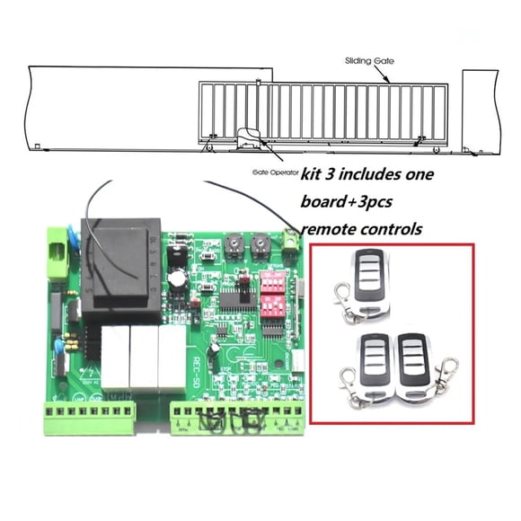 Nc Gate Opener Garage Door Ac220v Motor Expensive Circuit Board Unit Circuit Board Circuit Board Electronic Replacement Card Soft Start ,Easy to Install