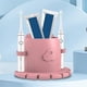 thumbnail image 5 of Soporte para cepillos de dientes, estante de pasta de dientes de gran capacidad para baño, cocina y ducha. Rosa, 5 of 9