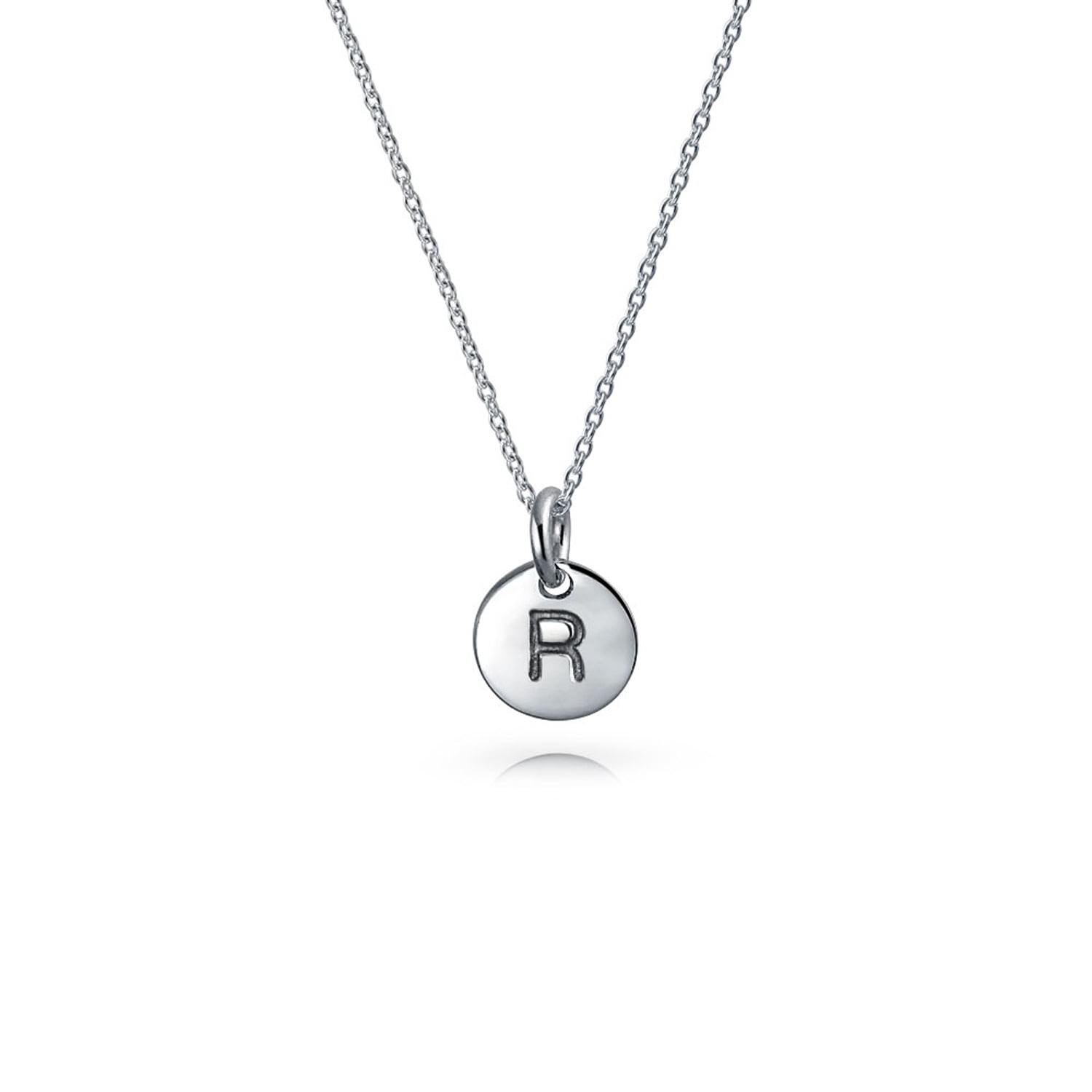 Details about   The Letter "W" 925 Sterling Silver Necklace w