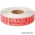 thumbnail image 4 of US 2000-4000 Pcs 1 x 3 FRAGILE HANDLE WITH CARE Stickers Labels Easy Peel Apply, 4 of 8