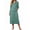 Green, variant on Zipper Front Long Robes for Women Stand Collar Housecoats with Pockets Long Sleeve Bathrobes Sleepwear S-XXXL
