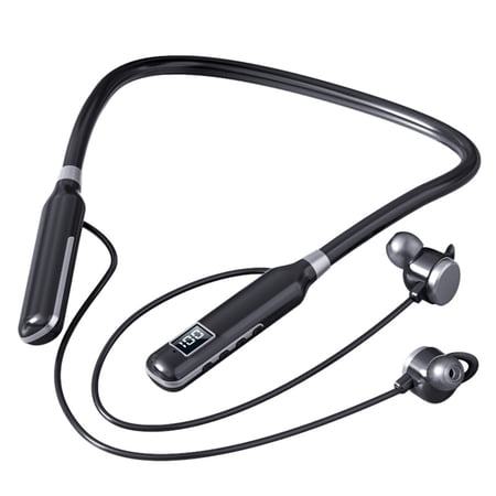 Bluetooth Headphones,BT-7 Wireless Bluetooth Earbuds w/Mic in-Ear Magnetic Neckband Earphone, Sweatproof Deep Bass Headset for Home, Traveling, Outdoor, Business Trips