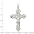 thumbnail image 5 of 925 Sterling Silver Polished INRI Crucifix Pendant, 5 of 6
