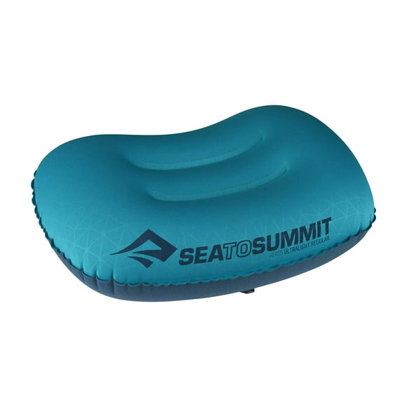 Sea to Summit Eros Almohada inflable ultraligera para acampar y viajar, regular (14,2 x 10,2), color aguamarina