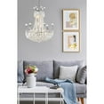 thumbnail image 4 of 8949 Corona Collection Chandelier D:20in H:28in Lt:9 Chrome Finish (Royal Cut Crystals), 4 of 9