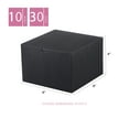 thumbnail image 5 of PKGSMART 10 Small Gift Boxes with Lids, Black Gift Boxes Bulks for Wedding, Party, 6x6x4 inches, 5 of 7