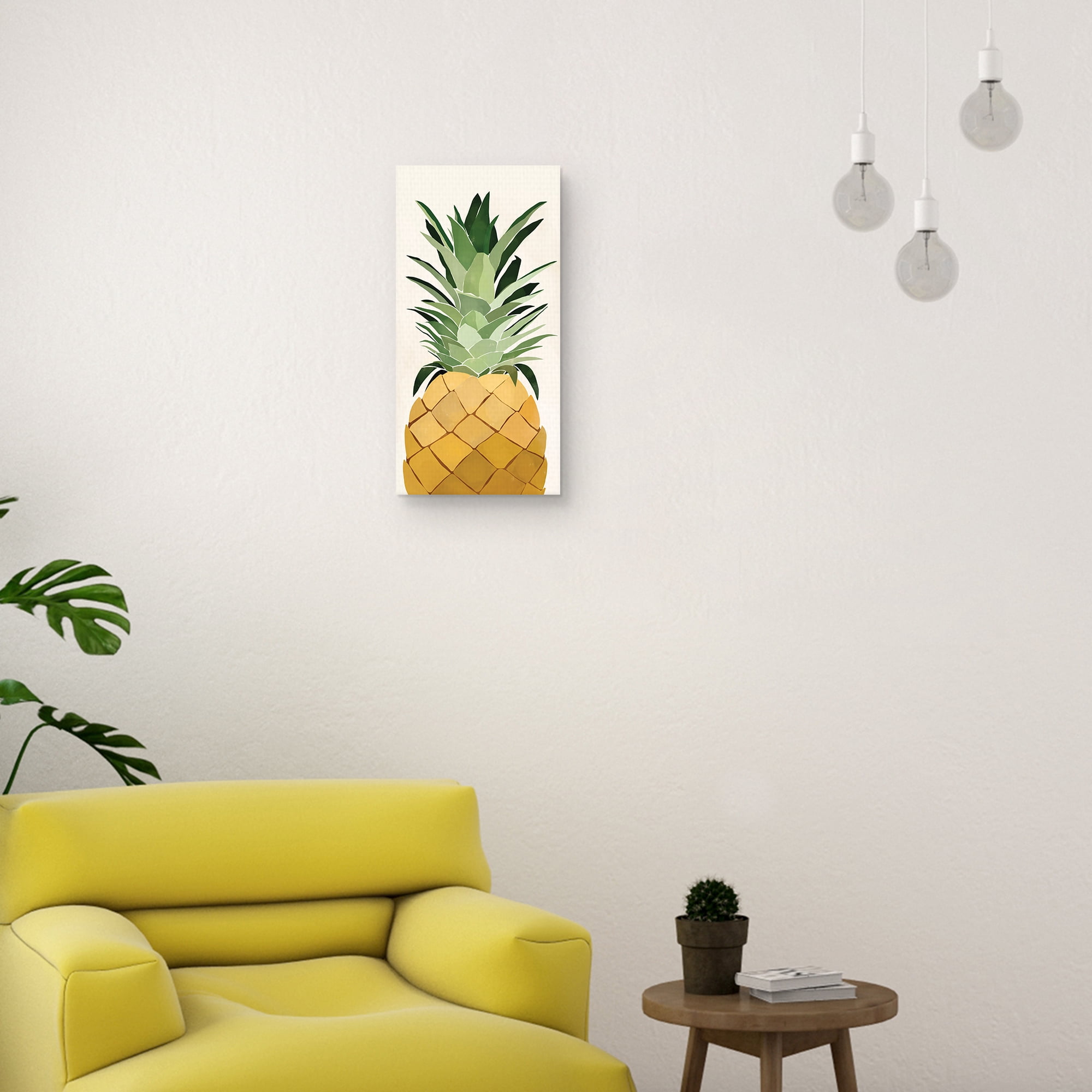 Pineapple by Bria Nicole Canvas Art Print