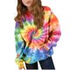 thumbnail image 1 of Sudadera con capucha para niñas y niños, sudadera de manga larga con cuello redondo y estampado de moda, jersey con bolsillo, 1 of 8