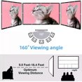 thumbnail image 2 of 60-inch portable foldable projector screen high density white no creases soft projection screen 16:9 indoor outdoor, 2 of 5