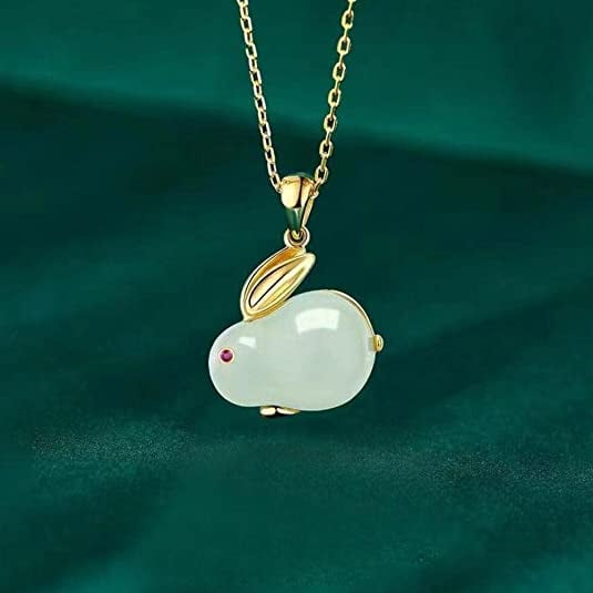 Jade 2024 rabbit necklace
