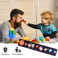 thumbnail image 4 of Rompecabezas del sistema solar diseño creativo juguetes de educación temprana no tóxicos para niños y niñas, 4 of 9