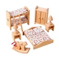 thumbnail image 1 of Juego de muebles de casa de muñecas de madera para manualidades, pasatiempos, adornos, juegos de rol, escenas de la vida Habitación Infantil, 1 of 9