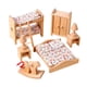 thumbnail image 1 of Juego de muebles de casa de muñecas de madera, decoración de casa de muñecas, suministros para casa de juegos, adornos DIY Habitación Infantil, 1 of 9