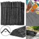thumbnail image 3 of 500/200/100pcs Flexible Bendy Black Drinking Straws Plastic Disposable Straws, 3 of 4