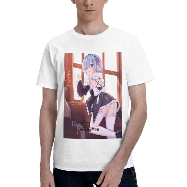 Camiseta de Manga Corta para Hombres Re:Zero