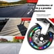 thumbnail image 3 of Motocicleta para niños, Motocicleta eléctrica para niños de 12V, juguetes infantiles, con manillar de competición, asiento de PU, color blanco., 3 of 8