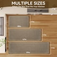 thumbnail image 6 of QiCaiJia Kitchen Rugs, 17''x59'' Brown Kitchen Mats for Floor, Washable Non Slip Absorbent Kitchen Mat, Braided Kitchen Runner Rug, Kitchen Sink Rug, 6 of 8