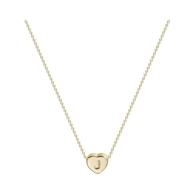 Collier Pendentif Chaîne avec 26 Lettres Anglaises pour Femmes, Bijou
