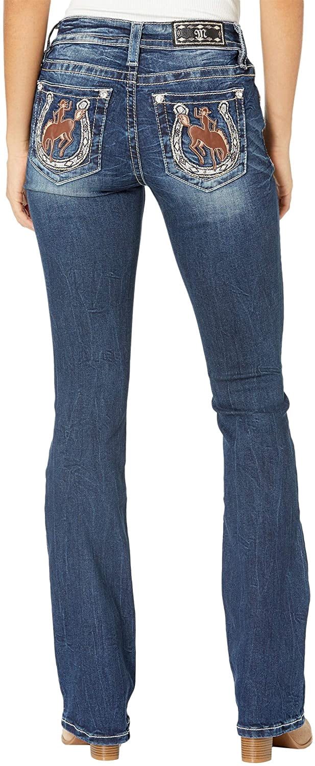 Miss Me Womens Chloe Mid-Rise Slim Fit 